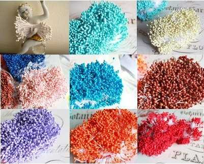 Solid Color Flower Stamens - 1 bunch | Others