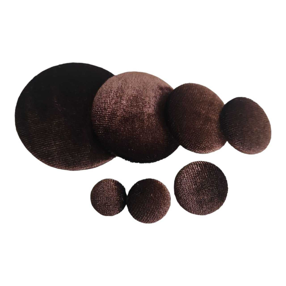 Brown Velvet Button | Velvet Buttons