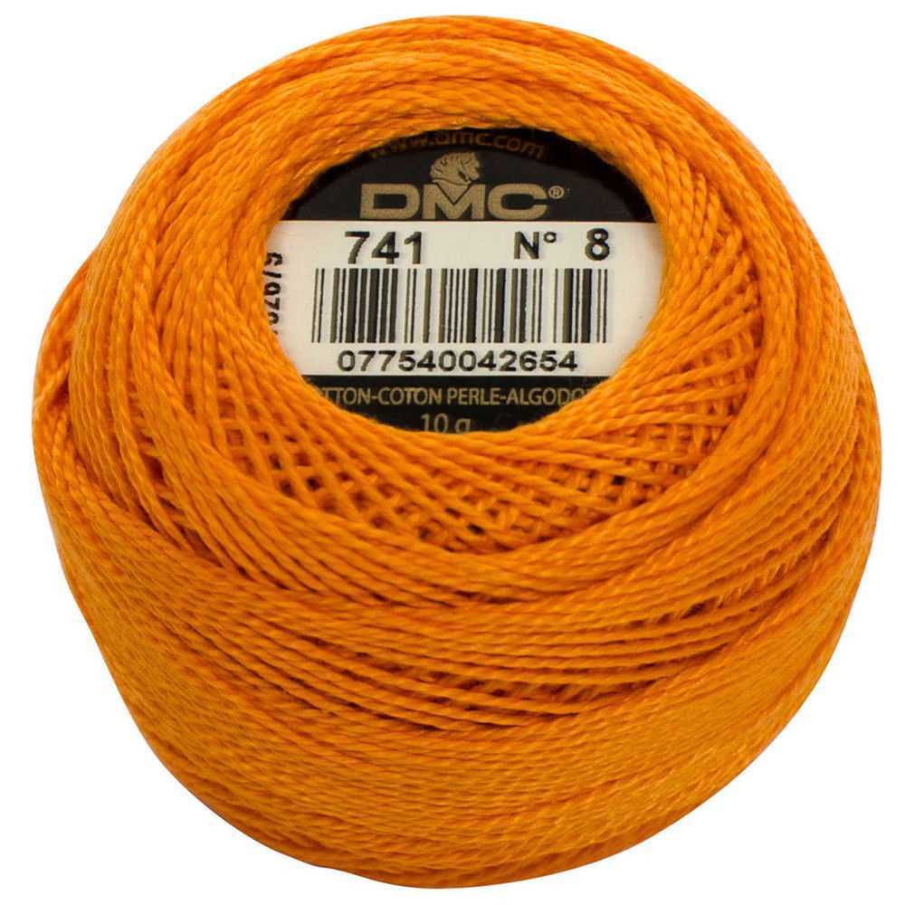 ターゲット　DMC DMC Size 8 Perle Cotton Thread | 741 Medium Tangerine Supplies