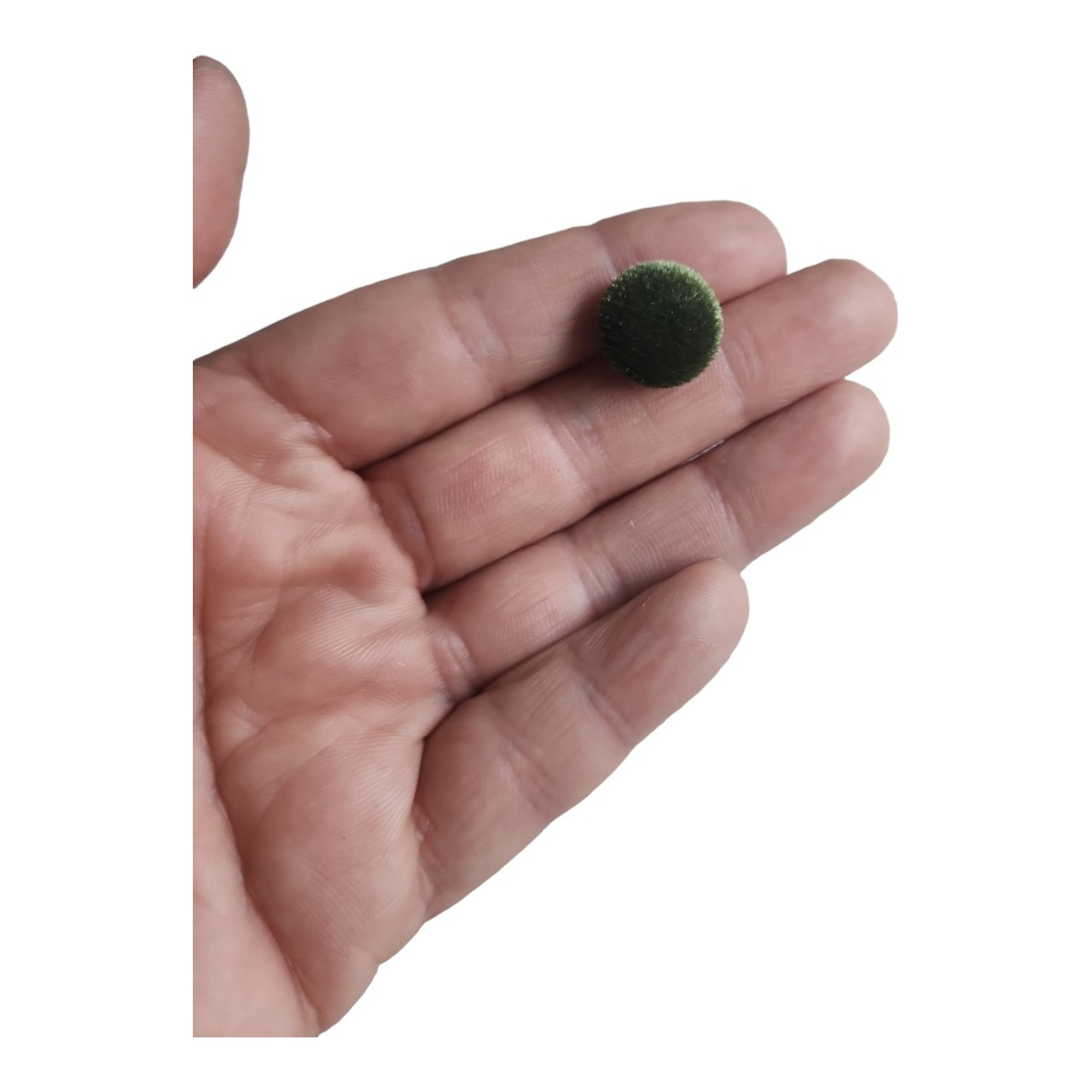 Olive Green Velvet Button | Velvet Buttons