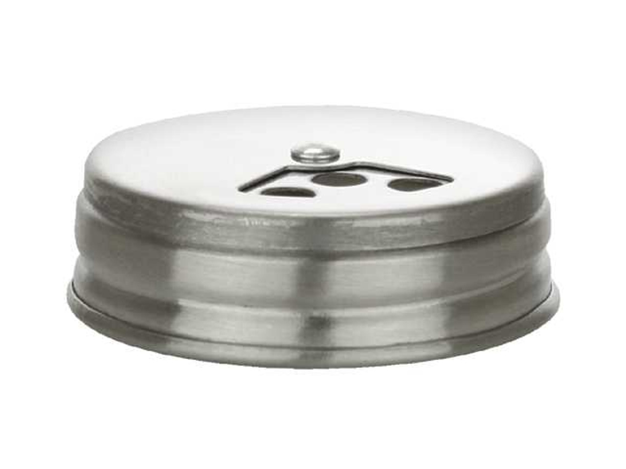 24 Stainless Steel Revolving Lids for Square Spice Bottles - Caps for  SpiceLuxe Glass Square Spice Jars ONLY