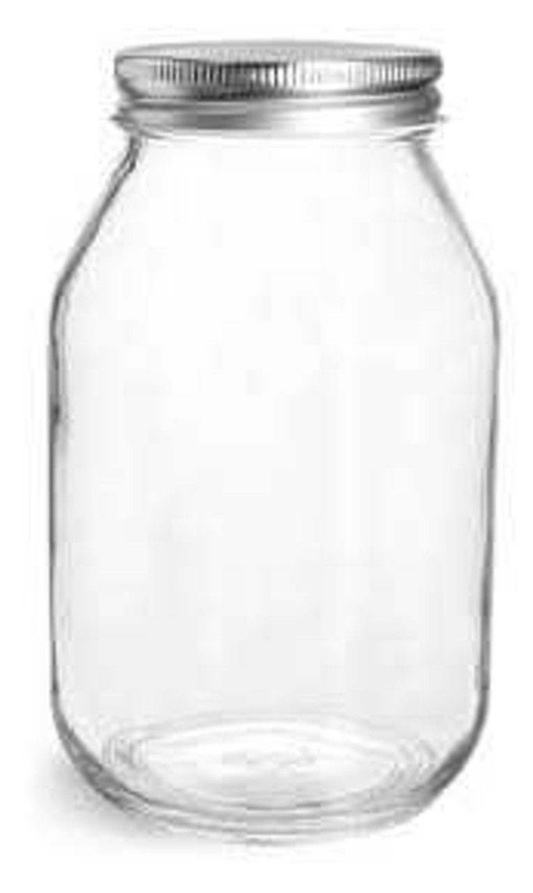 Mason Craft & More Glass Jar with Handle and Lid - Clear, 32 oz - Kroger