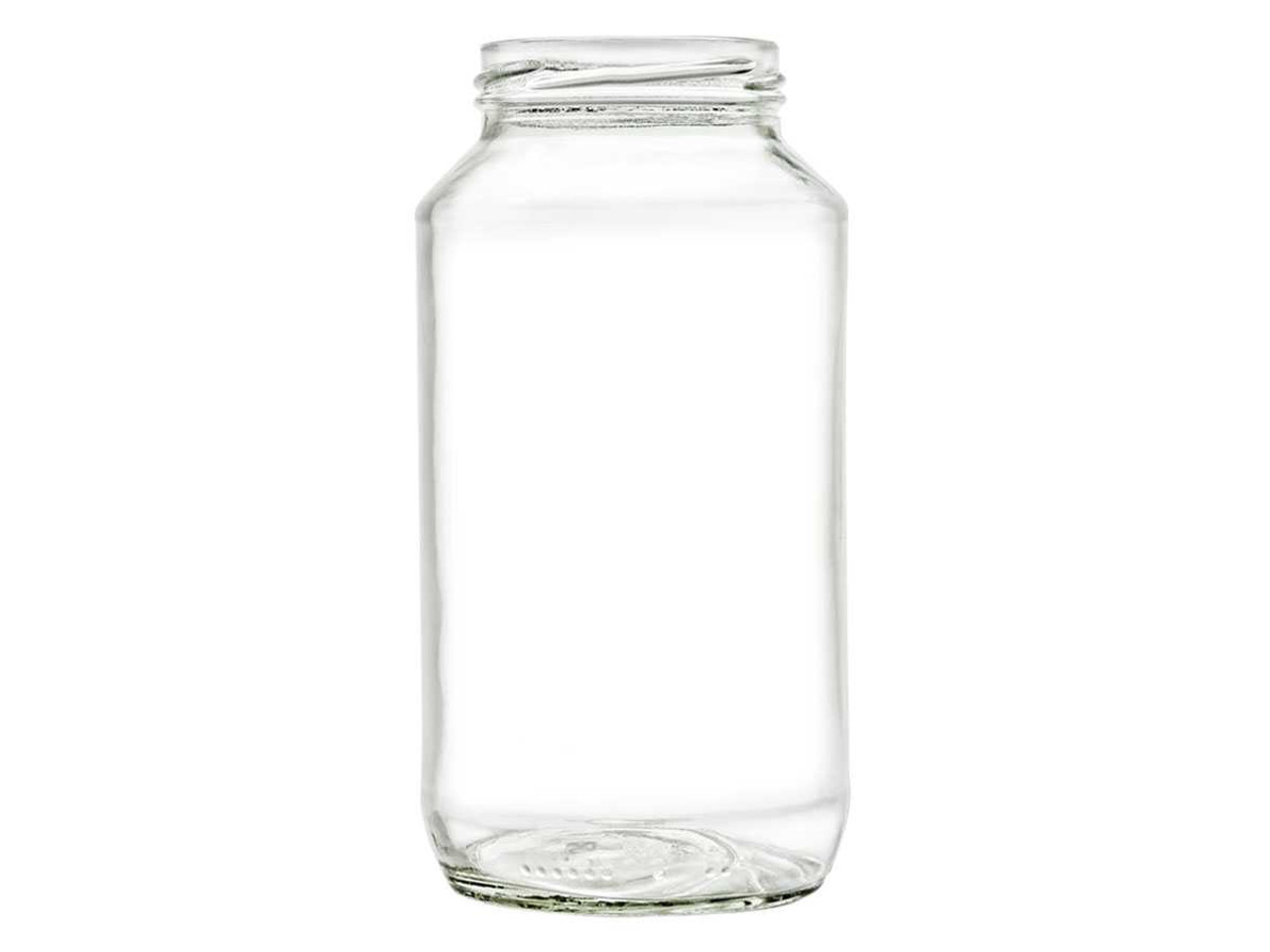 24oz Economy Round Glass Canning Jar - 63mm Lug Finish