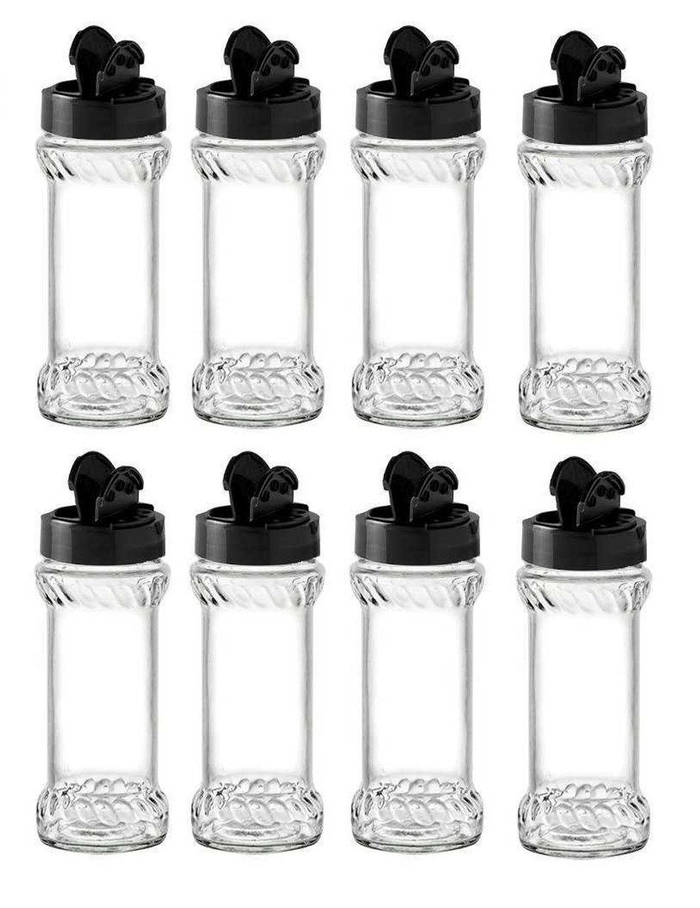Salt and Pepper Shakers Spice Jar Bottle Seasoning Jar With Lid Glass Jar  Container Kitchen Storage Jars for Spices Organizer