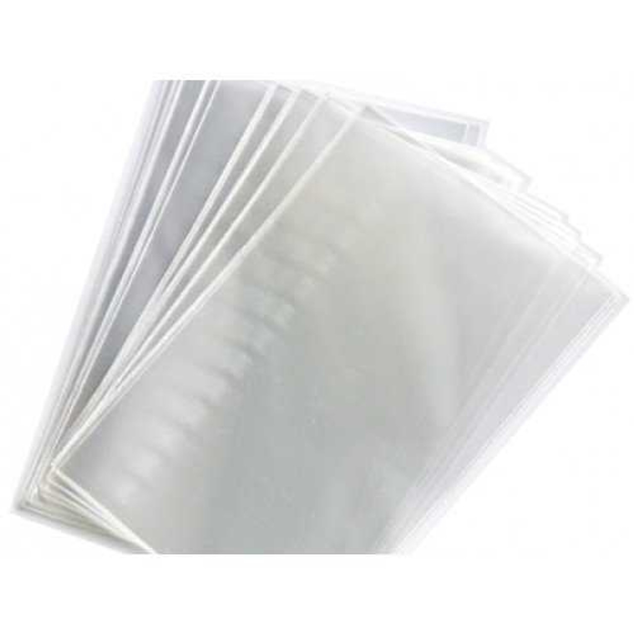Clear Heat Seal Bags - 5.25 x 10.5 Flat - Set of 100 Bags