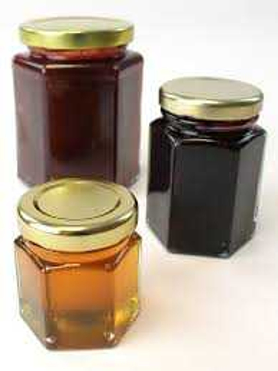 Hexagon Glass Jars 6oz Premium Food-grade. Mini Jars With Lids For Gifts,  Wedding Favors, Honey