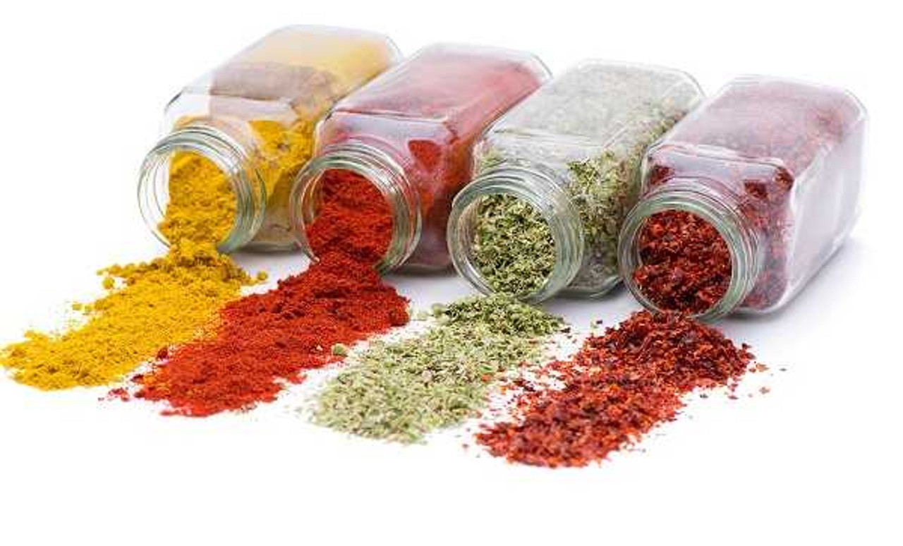 Home Kitchen 120ml 4oz Round Glass Spice Jar Condiment Seasoning