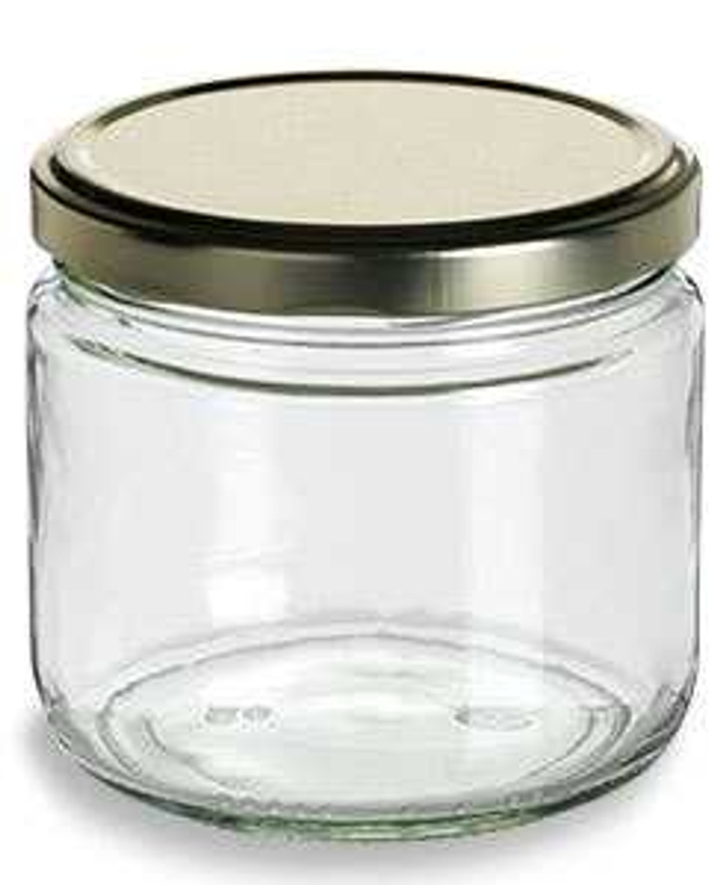 Glass Jars with Stainless Steel Lids 33.8-fl.oz.