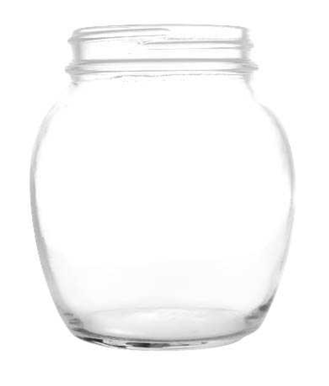 12 oz Globe Glass Jar with Lid
