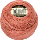 DMC Size 8 Perle Cotton Thread | 356 Medium Terra Cotta | Size 8