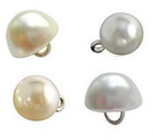 Pearl Bridal Buttons with Metal Shanks | Pearl Buttons