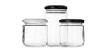 Straight Sided Glass Jars