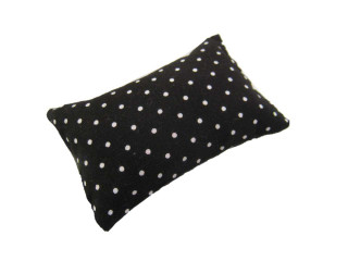 B&W Polka Dots Emery Pincushion | Cotton Emery Pincushions
