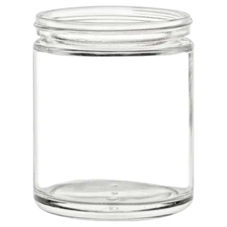6 oz Straight Sided Glass Jars with 63/400 Plastisol Lined Lid
