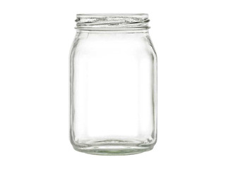 16 oz Victorian Square Glass Jar with Lid - Made in Europe | Square Jars