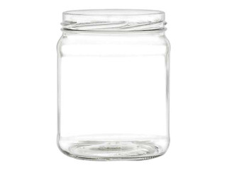 16 fl oz Glass Salsa Jar with Lid - 473ml - Rounded Edge | Straight Sided Glass Jars