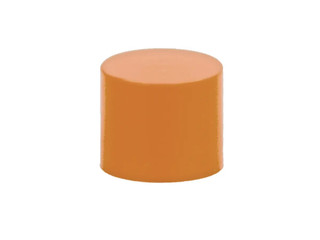 1000 pcs Peach Lip Balm Tube Caps - 5/8" Diameter - Friction Fit Caps