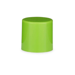 Green Lip Balm Tube Caps - 5/8" Diameter - Friction Fit Caps