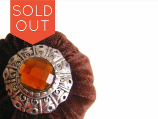 Brown Emery Pincushion / Pin Cushion - Crame Brule | Emery Pincushions, Pincushion Fillings