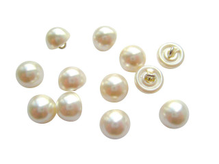 Ivory Pearl Buttons - Half Ball - 5/16 in | Pearl Buttons