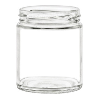 9 oz Straight Sided Glass Jar with Lid