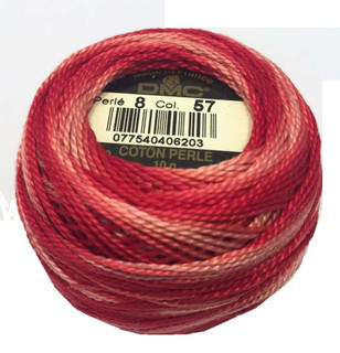 DMC Size 8 Perle Cotton Thread | 57 Variegated Archives | Size 8