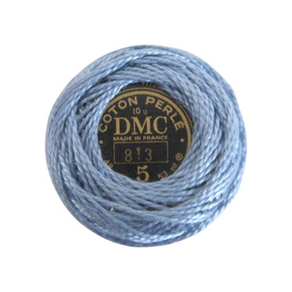 DMC Size 5 Perle Cotton Thread | 813 Light Blue
