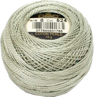 DMC Perle Cotton Thread Ball | Size 8 | 524 V Lt Fern Green