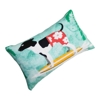 Surfing Beach Dog Emery Pincushion | Cotton Emery Pincushions