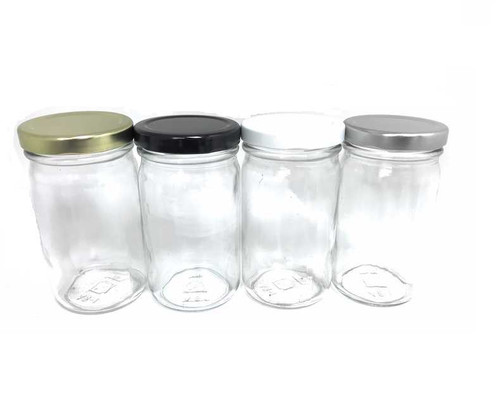8 oz Paragon Glass Jar with Twist Lug Lid | Jars
