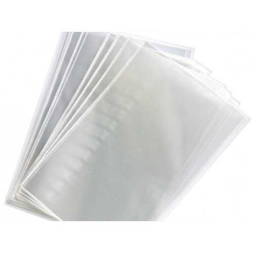 100 pcs, 5"x7", 1.5 Mil Flat Clear Poly Bags - Crystal Clear Bags, Cello, heat seal | Favor Bags