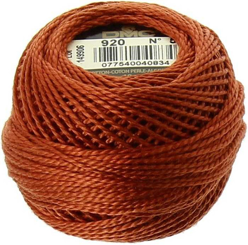 DMC Size 5 Perle Cotton Thread | 920 Md Copper | Size 5