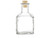 5 oz Square Bottle with Natural Cork Stopper (150 ml) | Beverage & Liquor Bottles