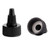 20/410 Black Twist Open/Close Dispensing Cap with PE Foam Gasket | CT Thread Lids- Plastic