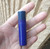 100 pcs Cobalt Blue Lip Balm Tubes with Navy Caps 0.15 oz