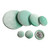 Mint Green Velvet Button