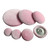 Baby Pink Velvet Button