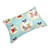 Emery Pincushion with christmas themed embroidered wall hoops drawed on blue fabric
