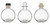 8.5 oz Spherical Round Glass Bottle with Natural Cork, Glass or T-Bar Stopper (250 ml) | Bottles