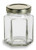 3.75 oz Hexagon Glass Jar with Lid (110 ml)