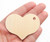 Unfinished Wooden Heart Gift Tag | Gift Tags