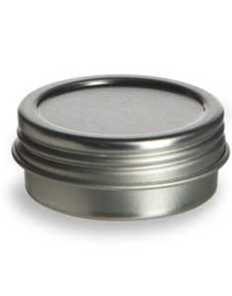 2 oz Round Tin Container with Screw on Lid | Tin Containers