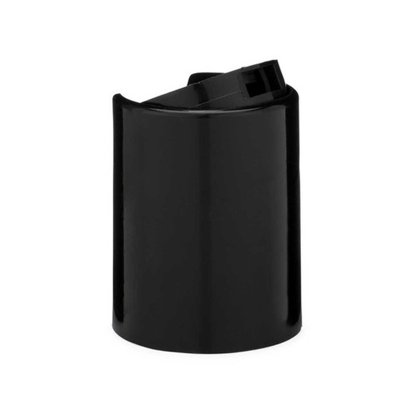 8 oz Black PET Bottle with Disc Top for Shampoo, Hand Sanitizer