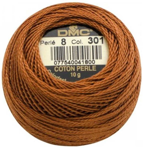 DMC Size 8 Perle Cotton Thread | 301 Md Mahogany | Size 8