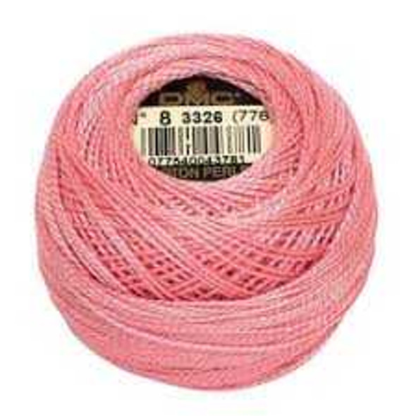 DMC Size 8 Perle Cotton Thread | 776 Md Pink | Size 8