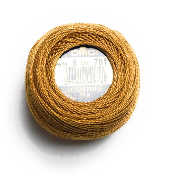 DMC Size 8 Perle Cotton Thread | 781 V Dk Toaz | Size 8