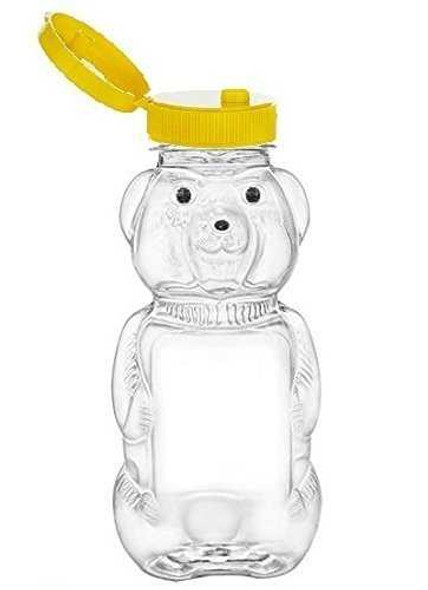 18 pcs 8 fl oz Small Plastic Bear Jars with Cap - 12 oz weight Honey | Jars