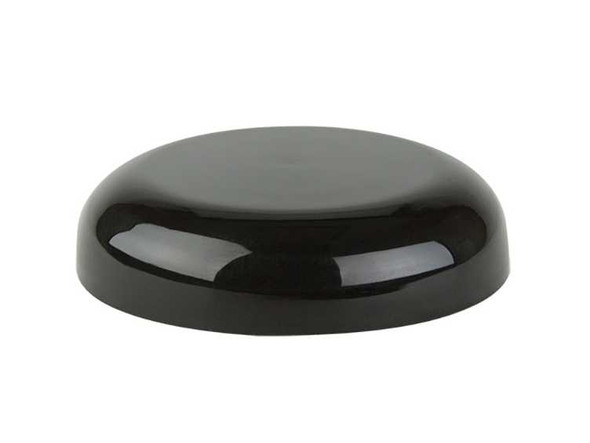 89/400 Black PP Plastic Dome Cap