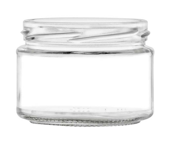 6 fl oz Glass Salsa Jar with Lid | Straight Sided Glass Jars