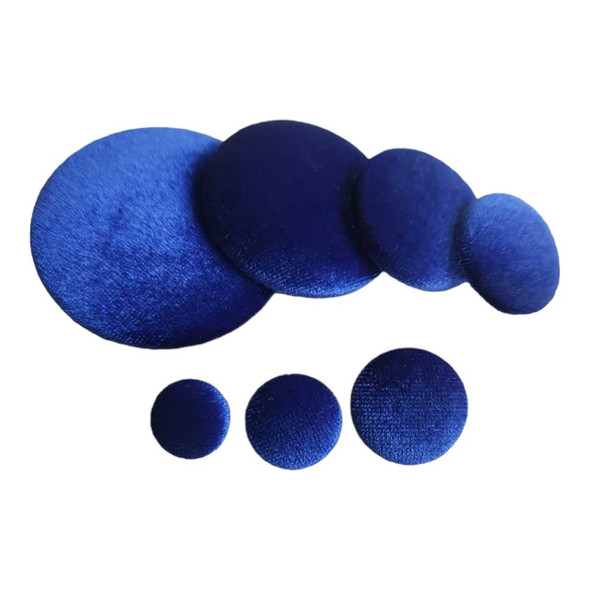 Royal Blue Velvet Button | Velvet Buttons